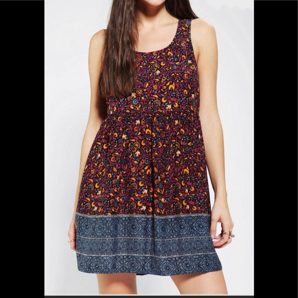 Urban Outfitters Ecotè Sleeveless Floral Dress